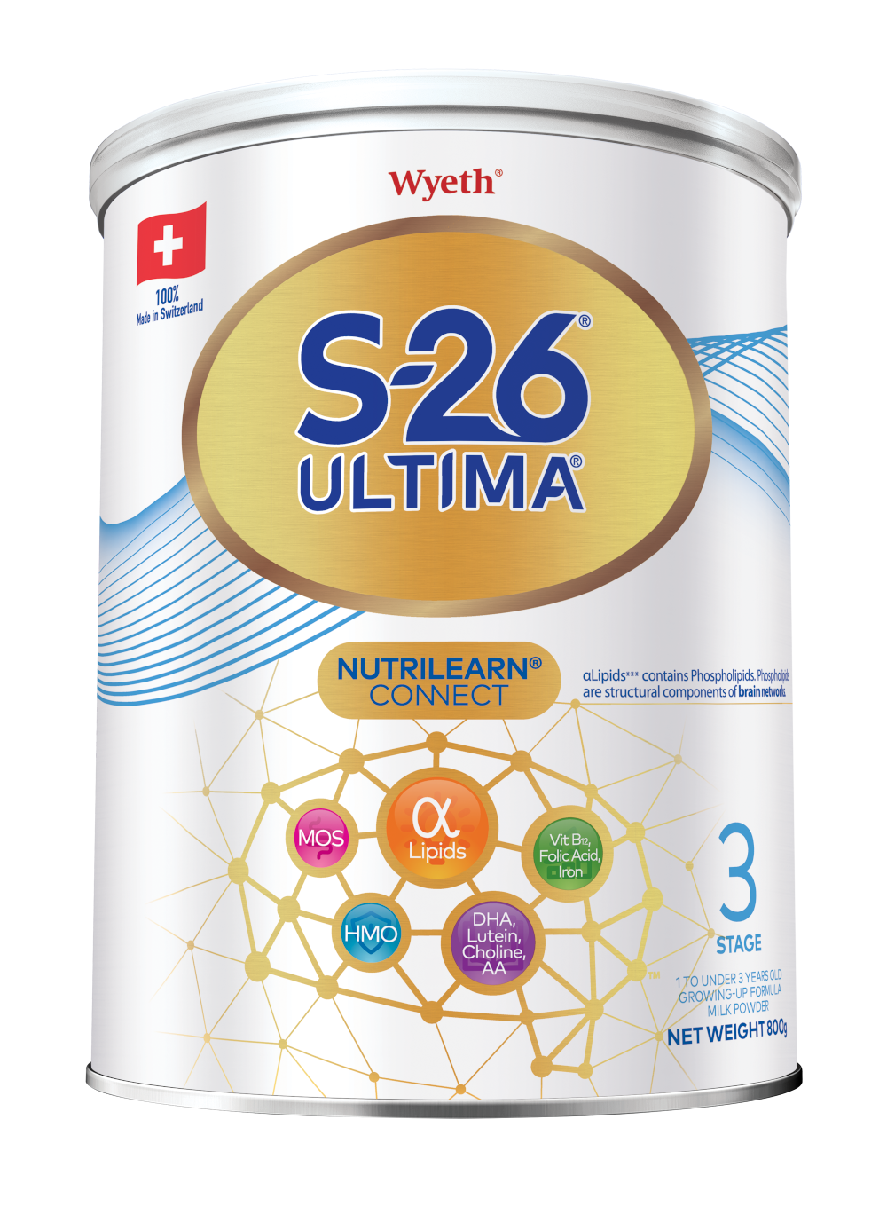 惠氏® S-26® ULTIMA® 瑞士版 3 號幼兒成長配方